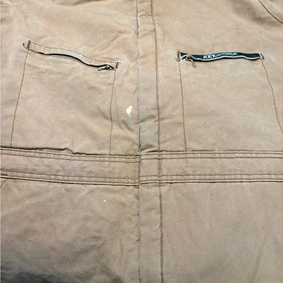 Men's Brown Workwear Coverall - Picture 12 of 16